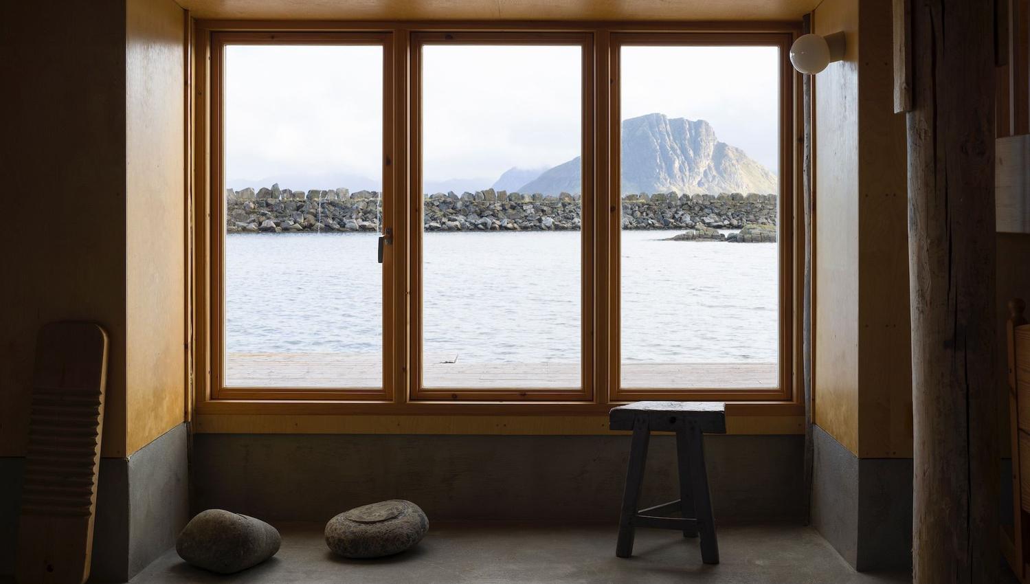 Utsikten fra første etasje i Salteriet