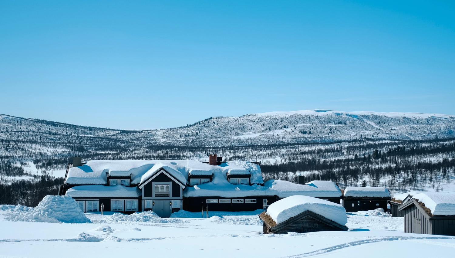 Liomseter Turisthytte vinter