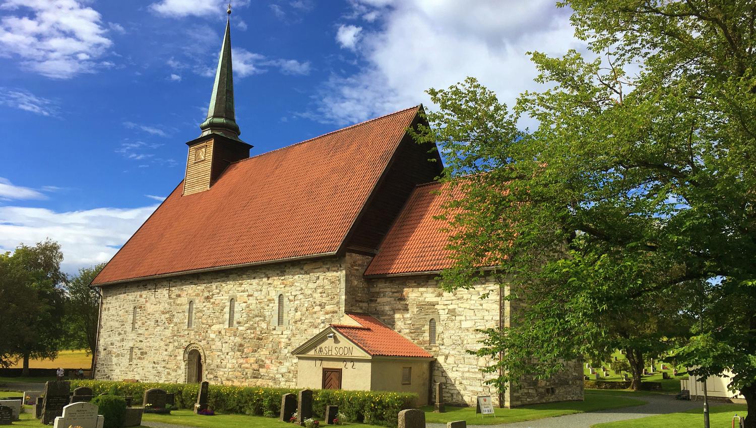 Stiklestad Church - where the famous Battle of Stiklestad took Place in 1030