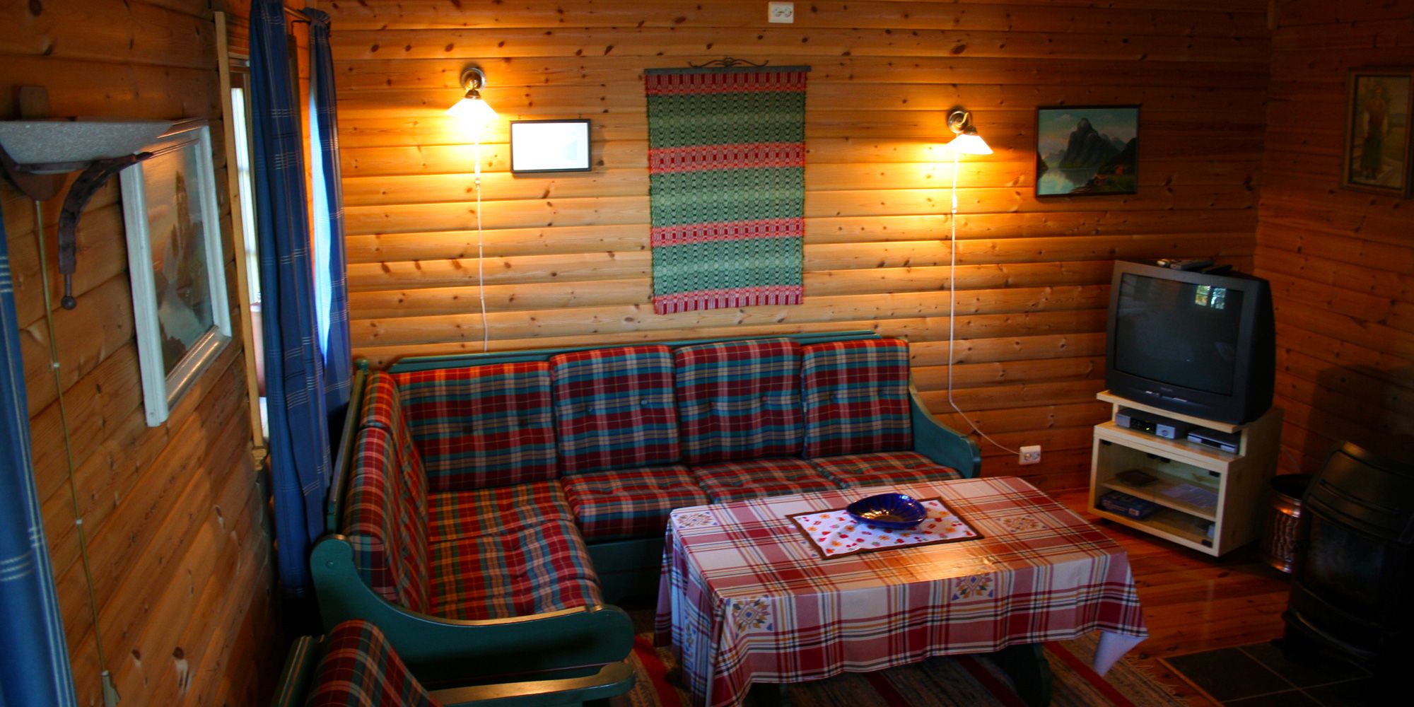 Skarnsundet Hytte: oppholdsrommet