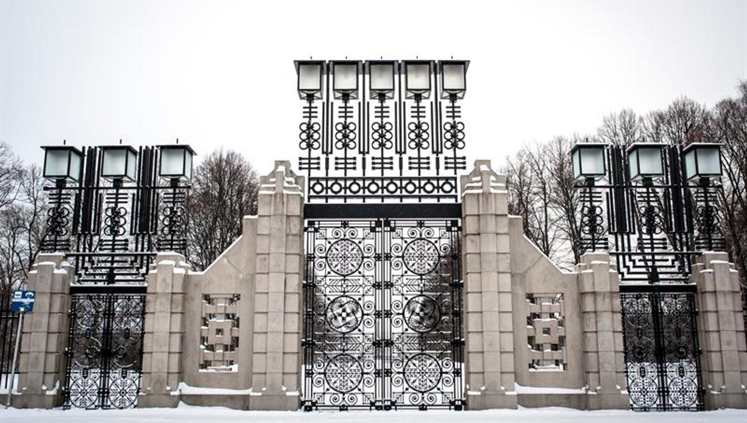 the entrance