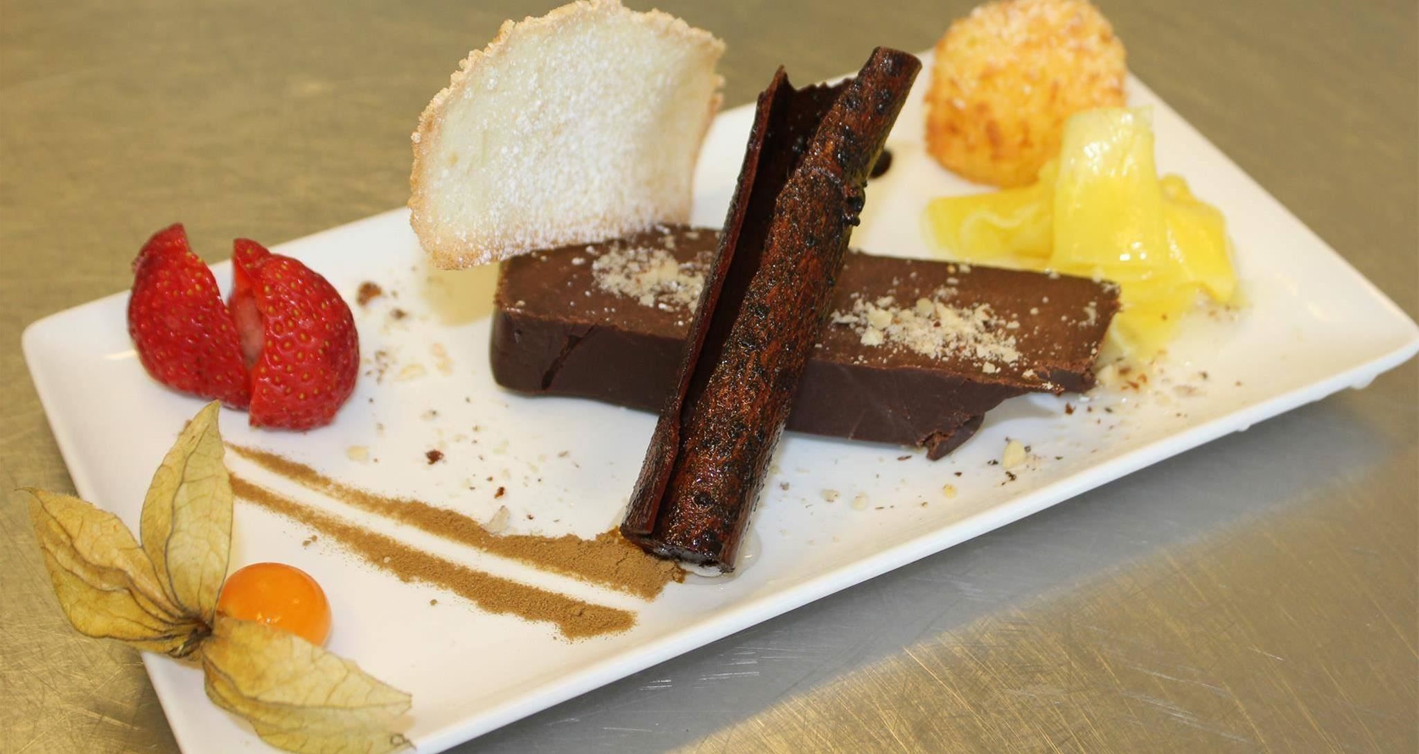 Vi har flere gode desserter på menyen