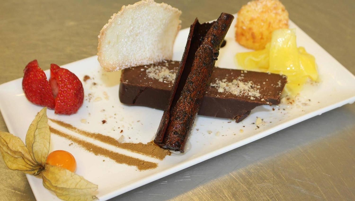 Vi har flere gode desserter på menyen