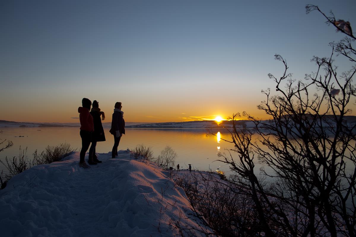 Utsikt fra Geitryggen på Domkirkeodden kveld
