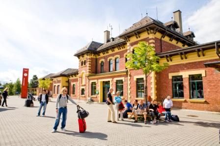The railway station at Lillehammer