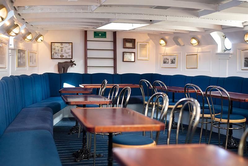 interior on board the MS Fram 