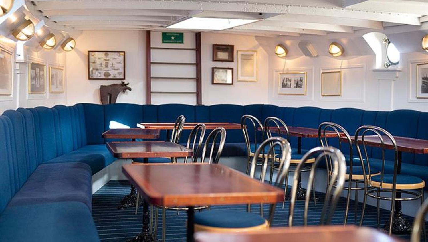 interior on board the MS Fram