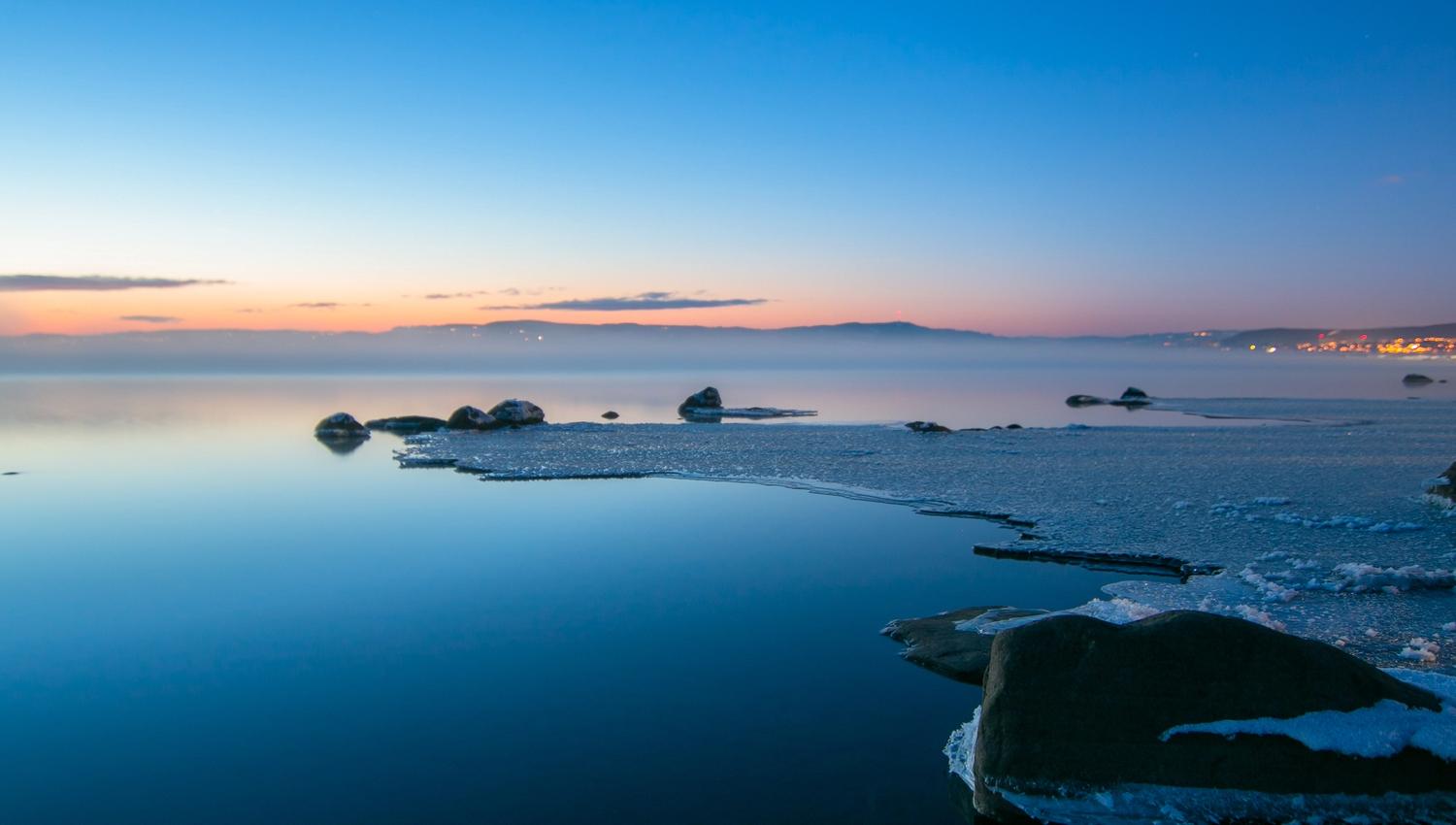 vinterkveld ved Mjøsa, Ottestadstien