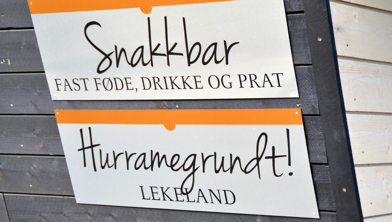 Snakkbar - i aktivitetsbygget