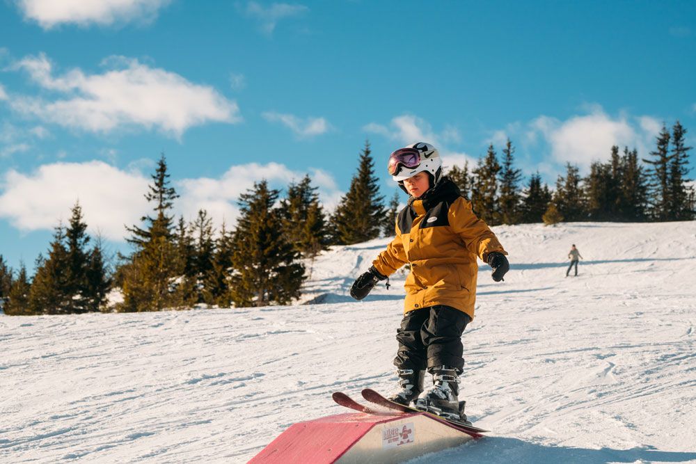 gutt på Lifjell skisenter