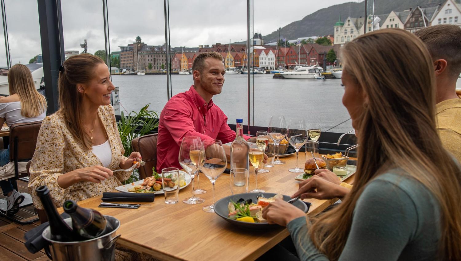 Fisketorget og Mathallen i Bergen