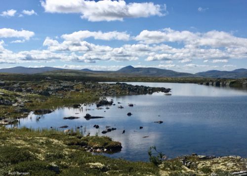 Mountain lake and Rondane view | Venabu Fjellhotell