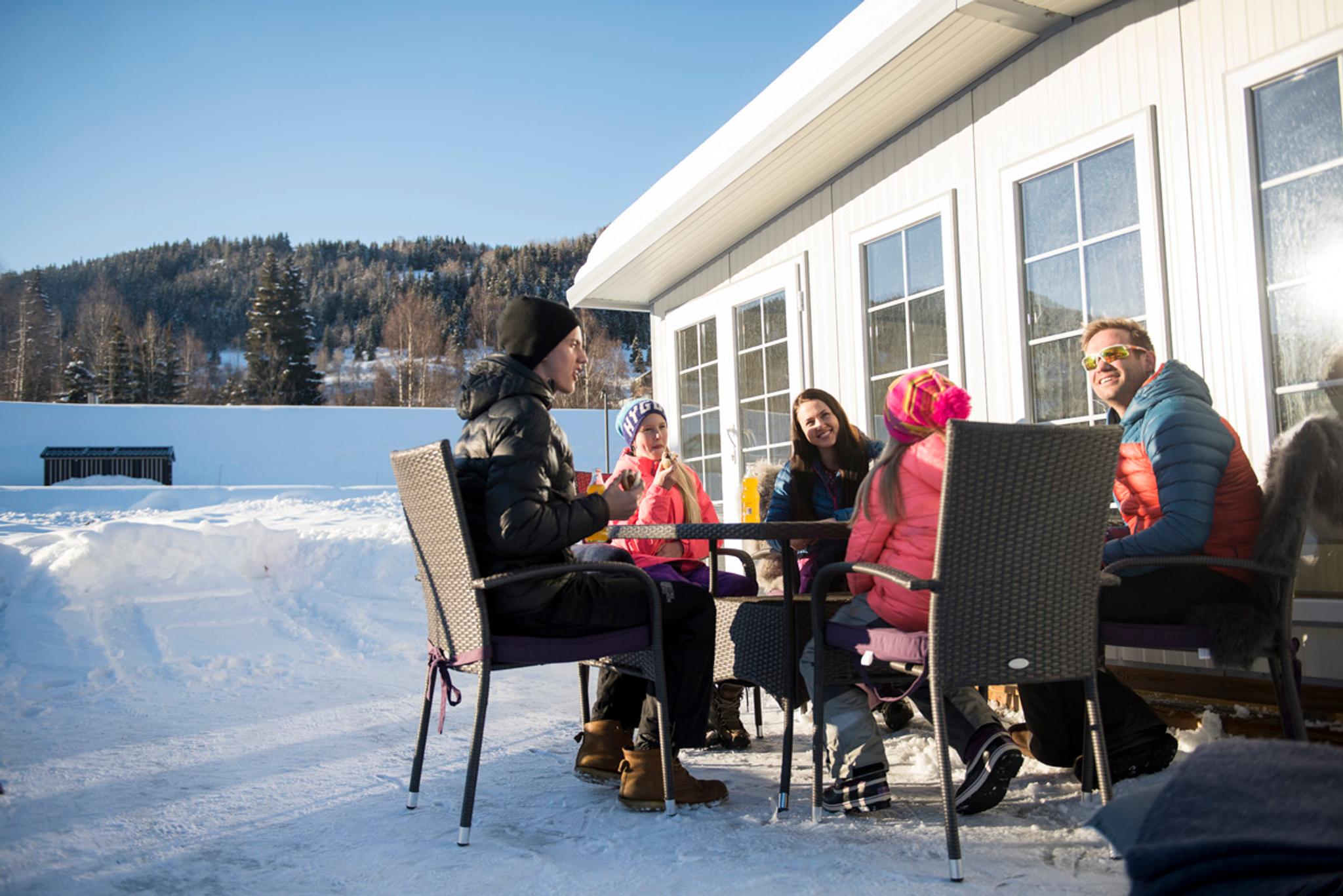 Utenkos for campingvogn til utleie, Hallingdal Feriepark