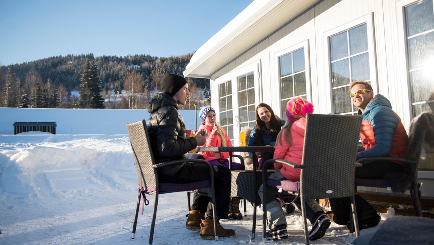 Utenkos for campingvogn til utleie, Hallingdal Feriepark