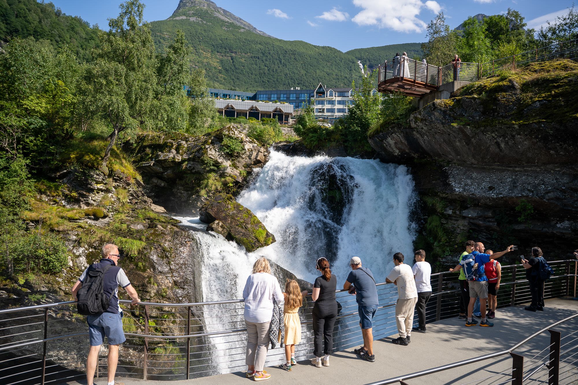 Fosseråsa i Geiranger