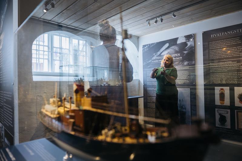 Fra Sjøfartsmuseets utstilling