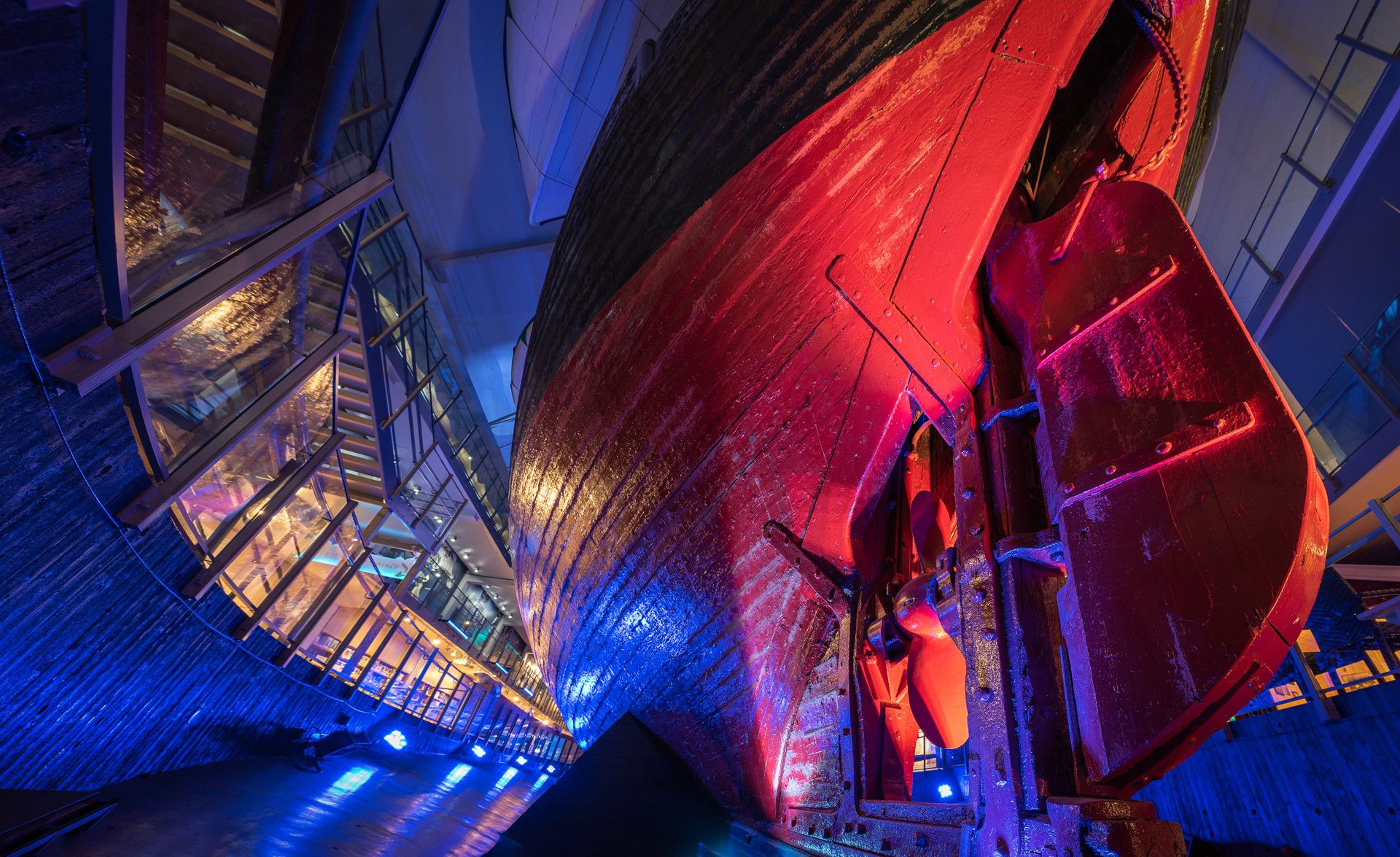 Detail of the Fram's rudder