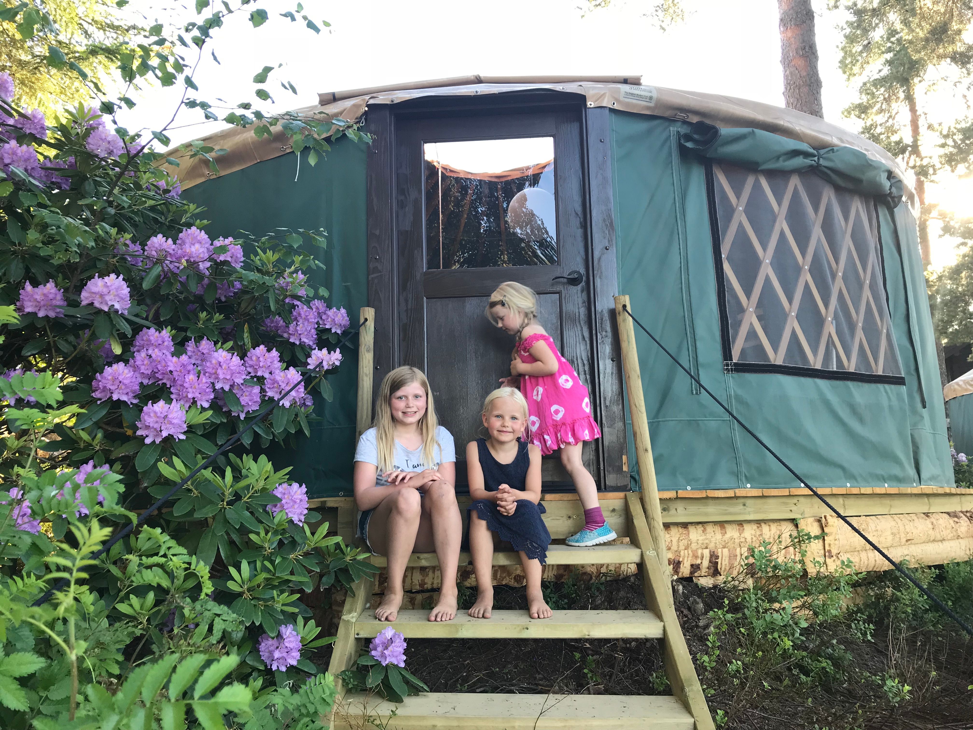 Yurter i Mineralparken