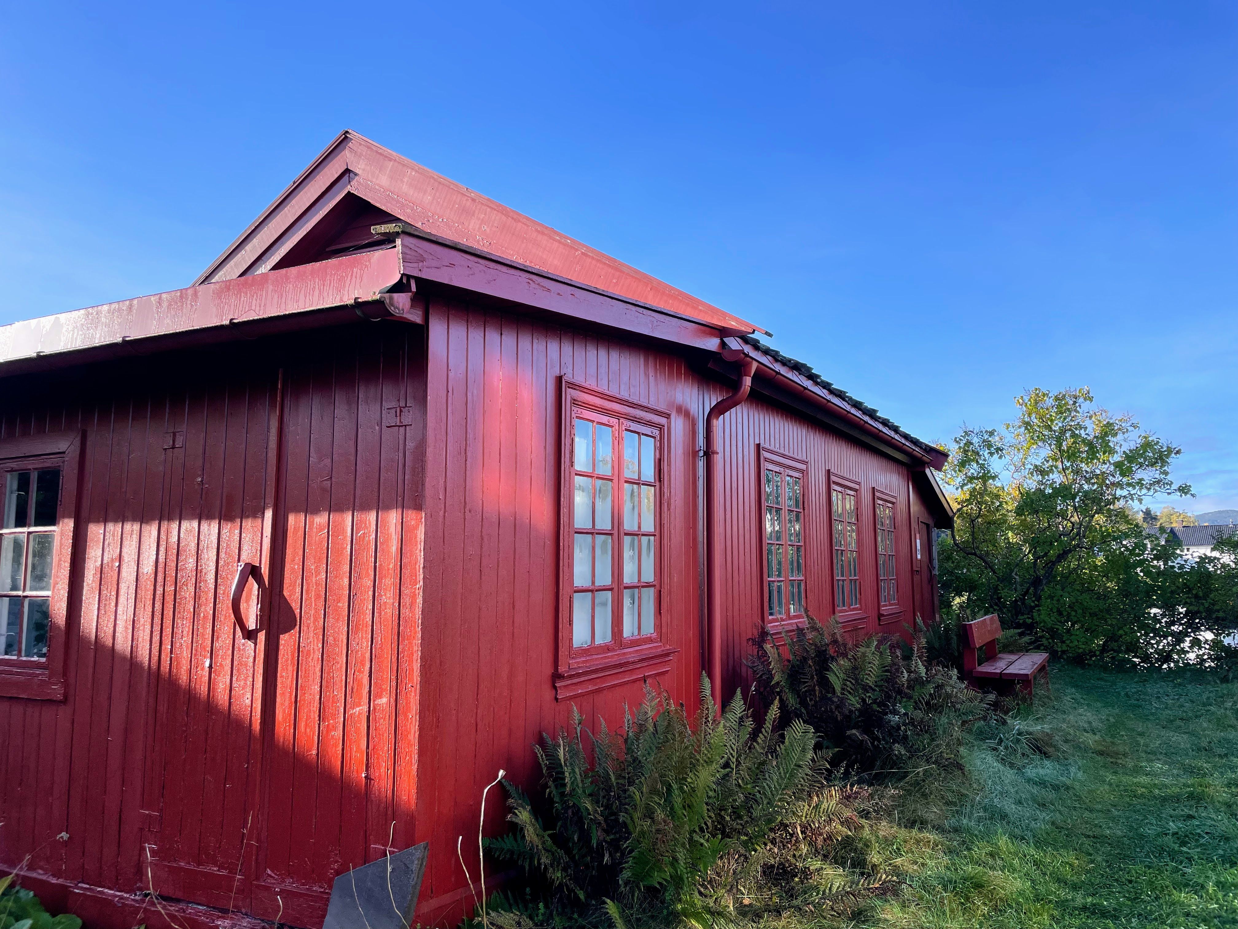 Strandsitterhuset - rødt hus