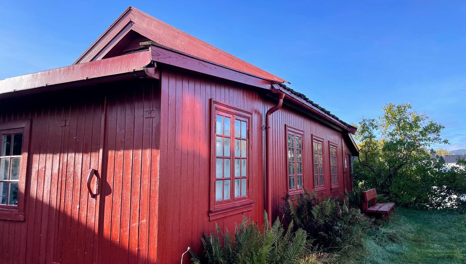 Strandsitterhuset - rødt hus