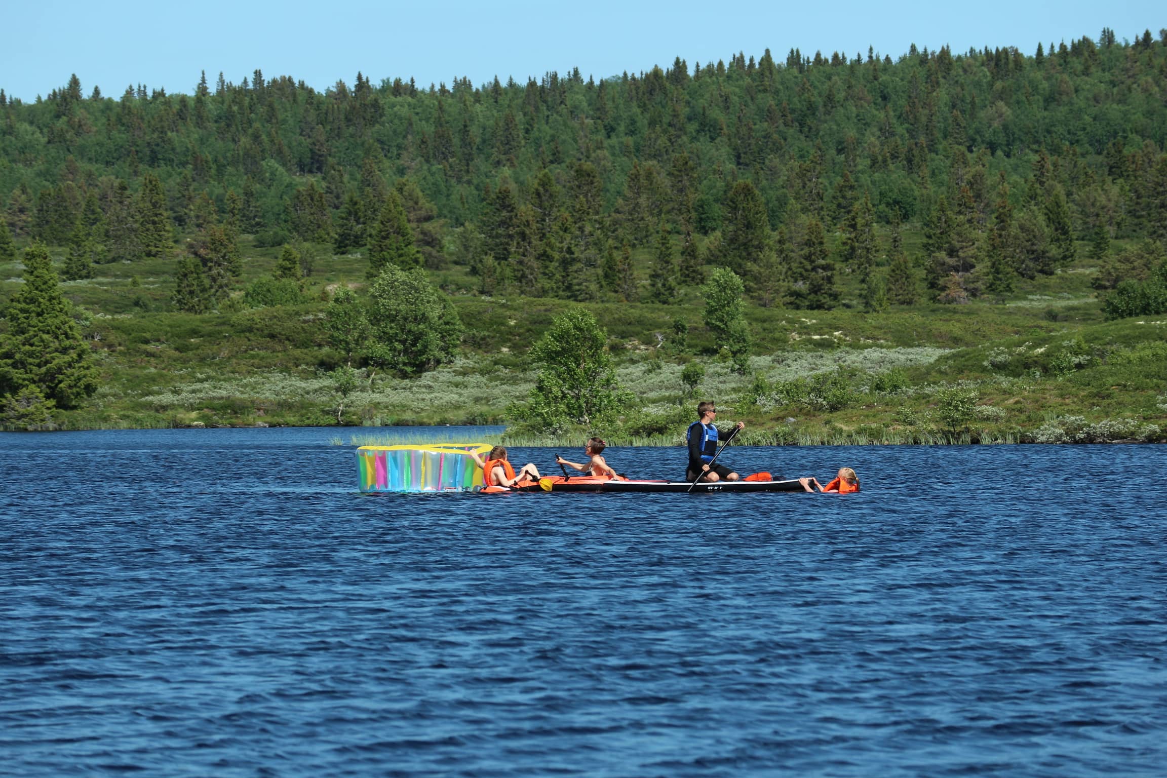 Vannaktiviteter på Golsfjellet