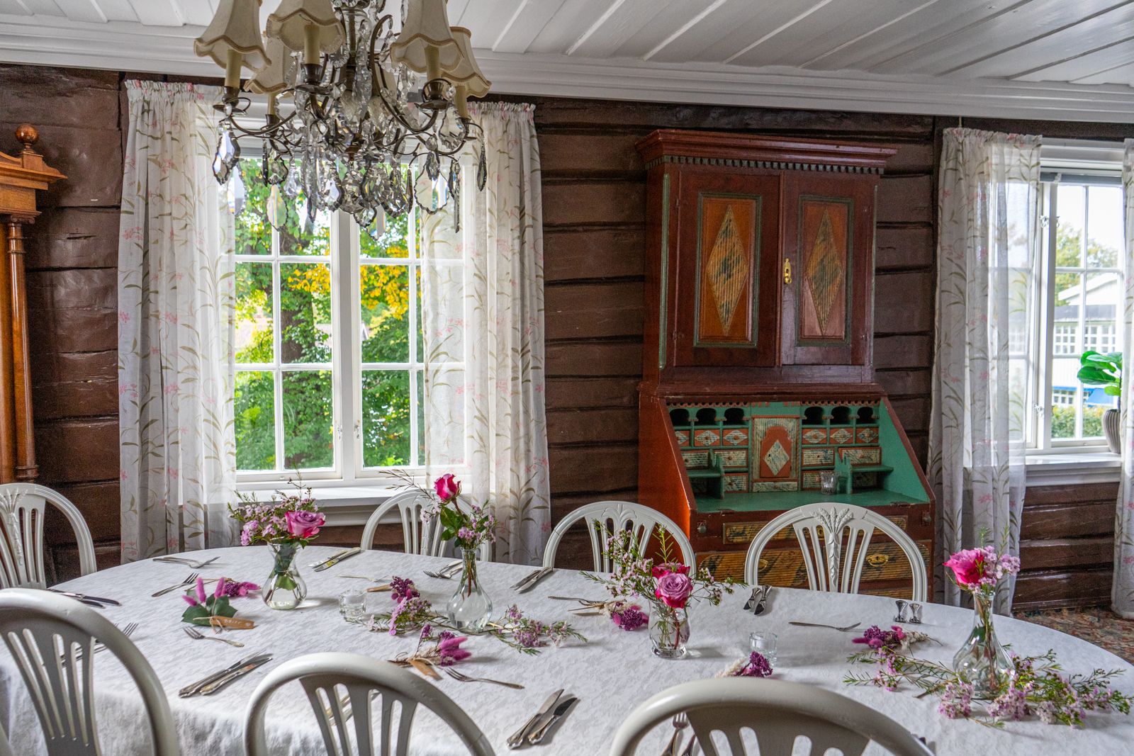 Selskapslokalet i andre etasje.