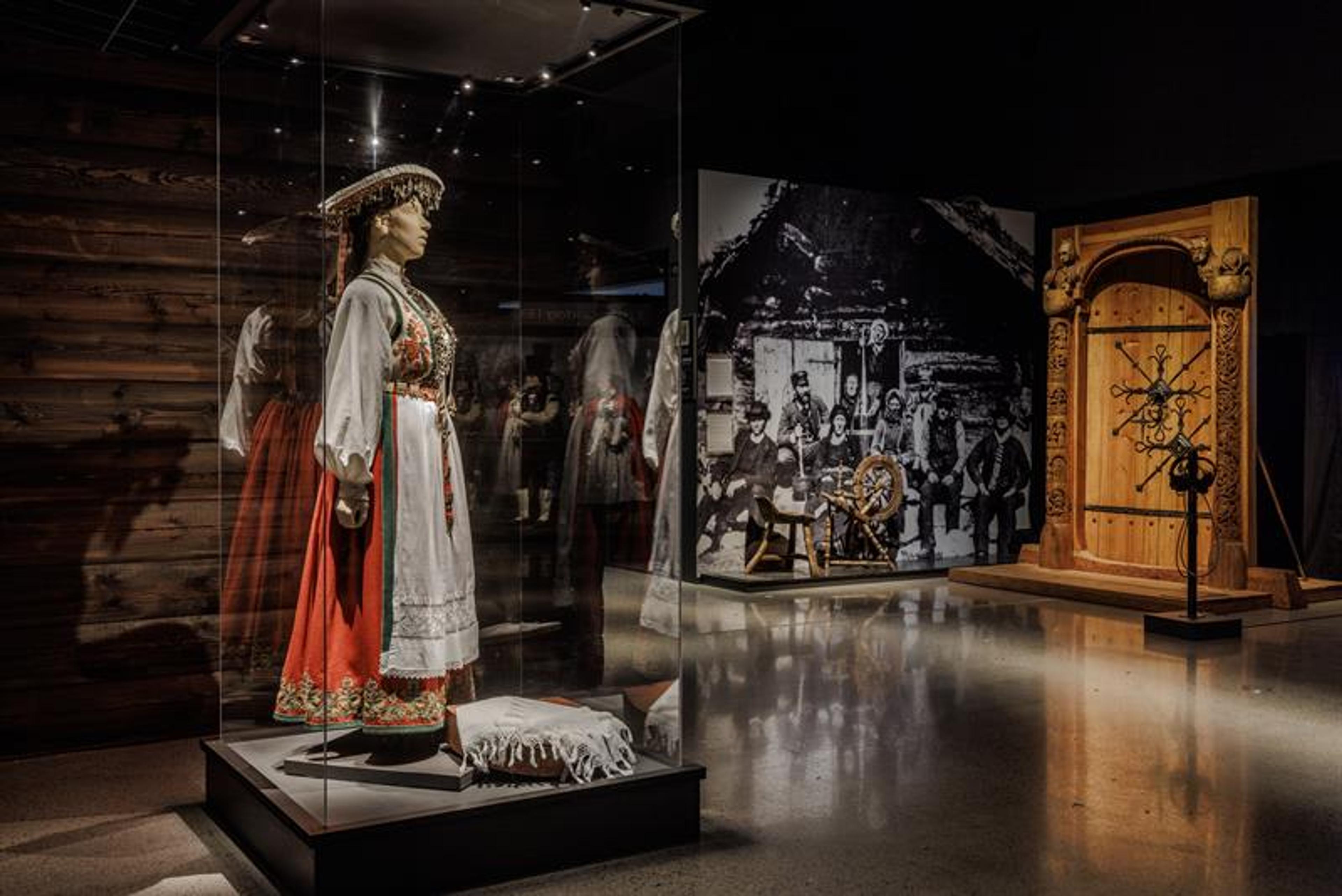 Frå utstillinga på Vest-Telemark Museum Eidsborg.