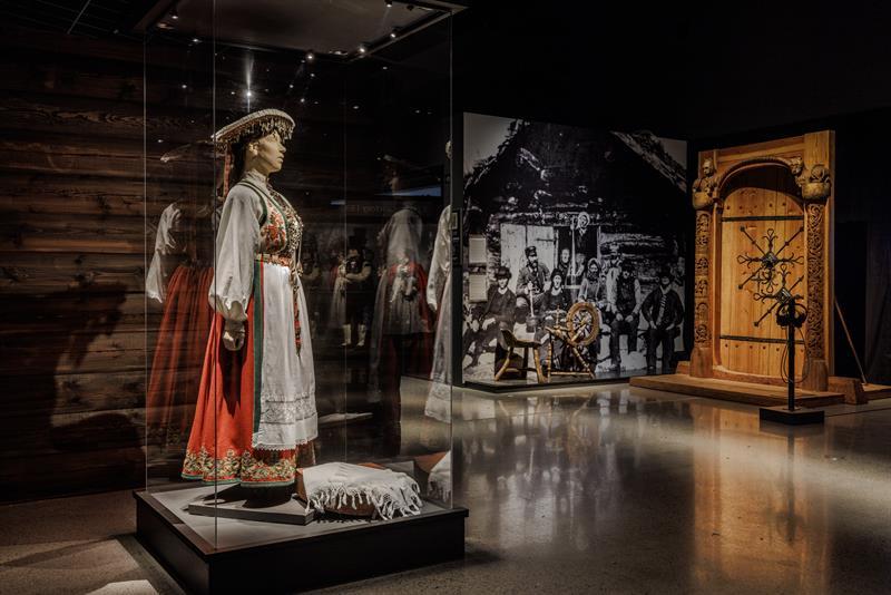 Frå utstillinga på Vest-Telemark Museum Eidsborg.