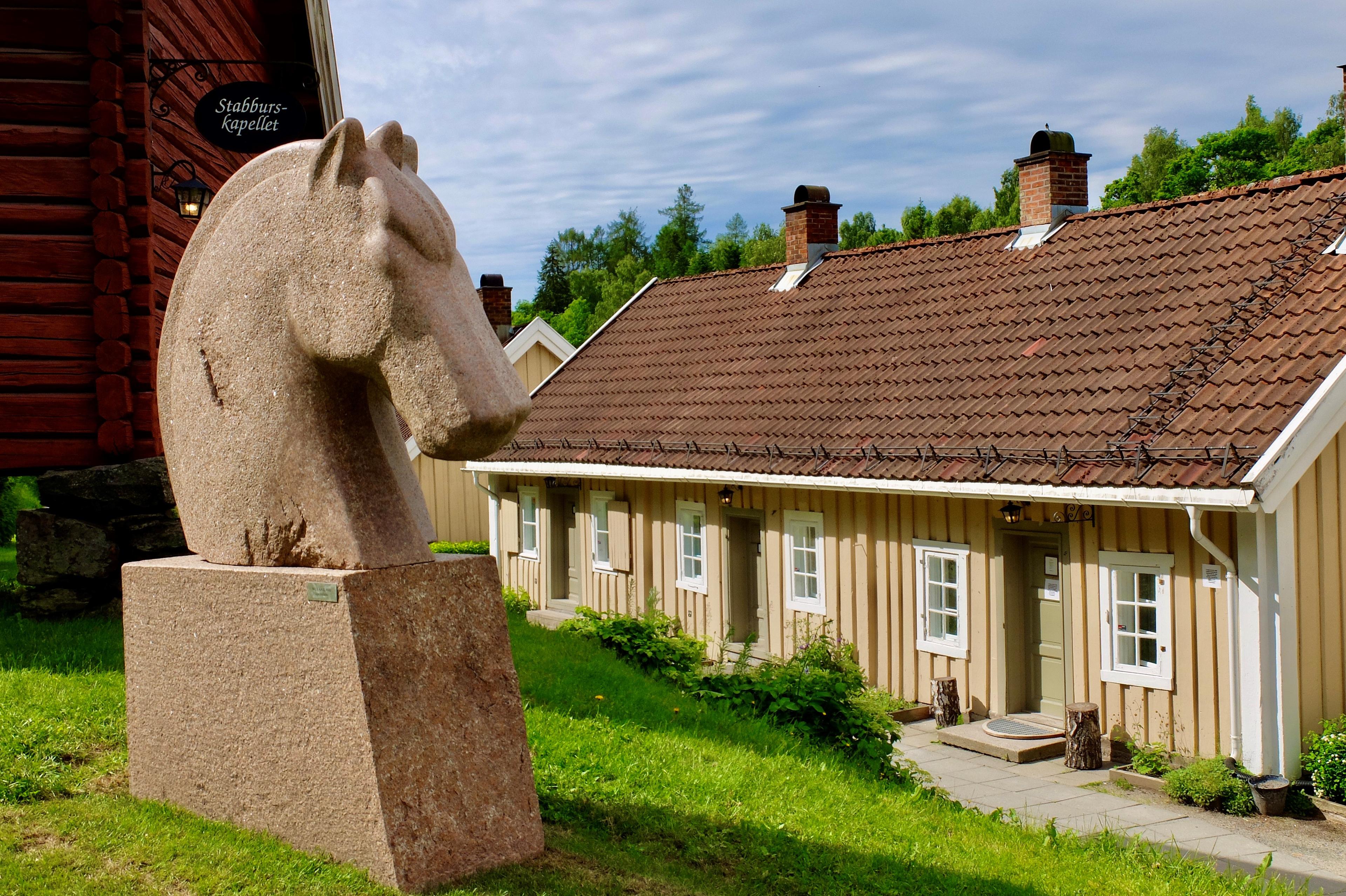 Sculpture park at Baerums Verk