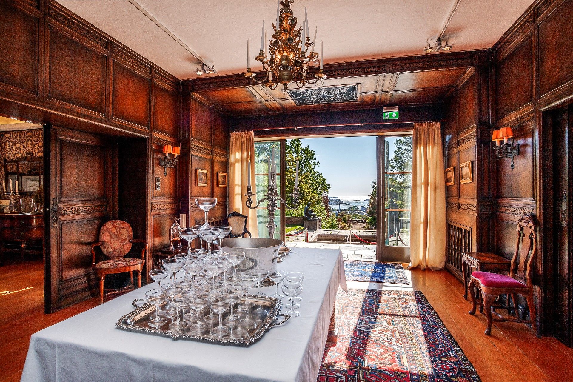 The hall at Midtåsen