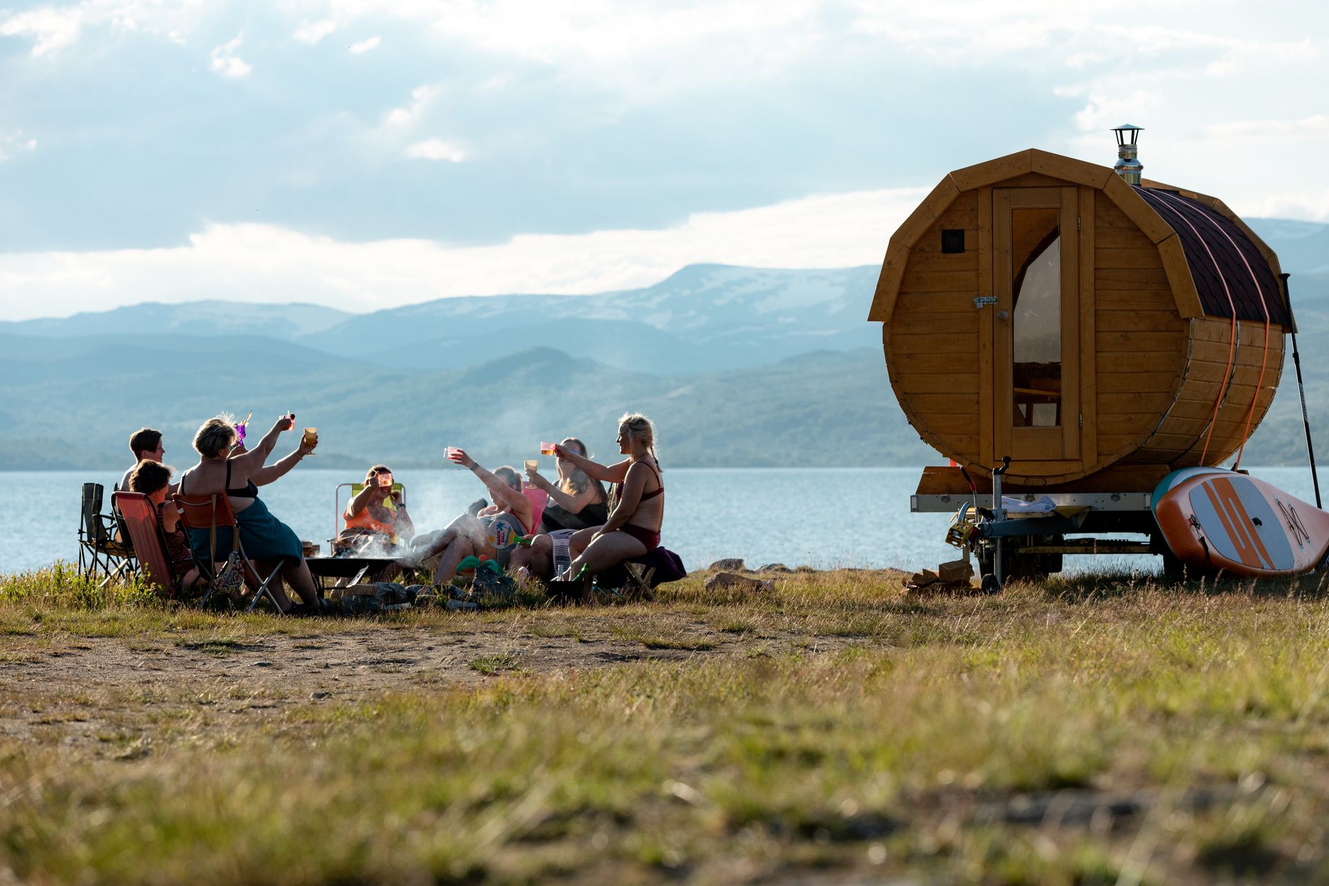 Sauna in Ustaoset in summer. 