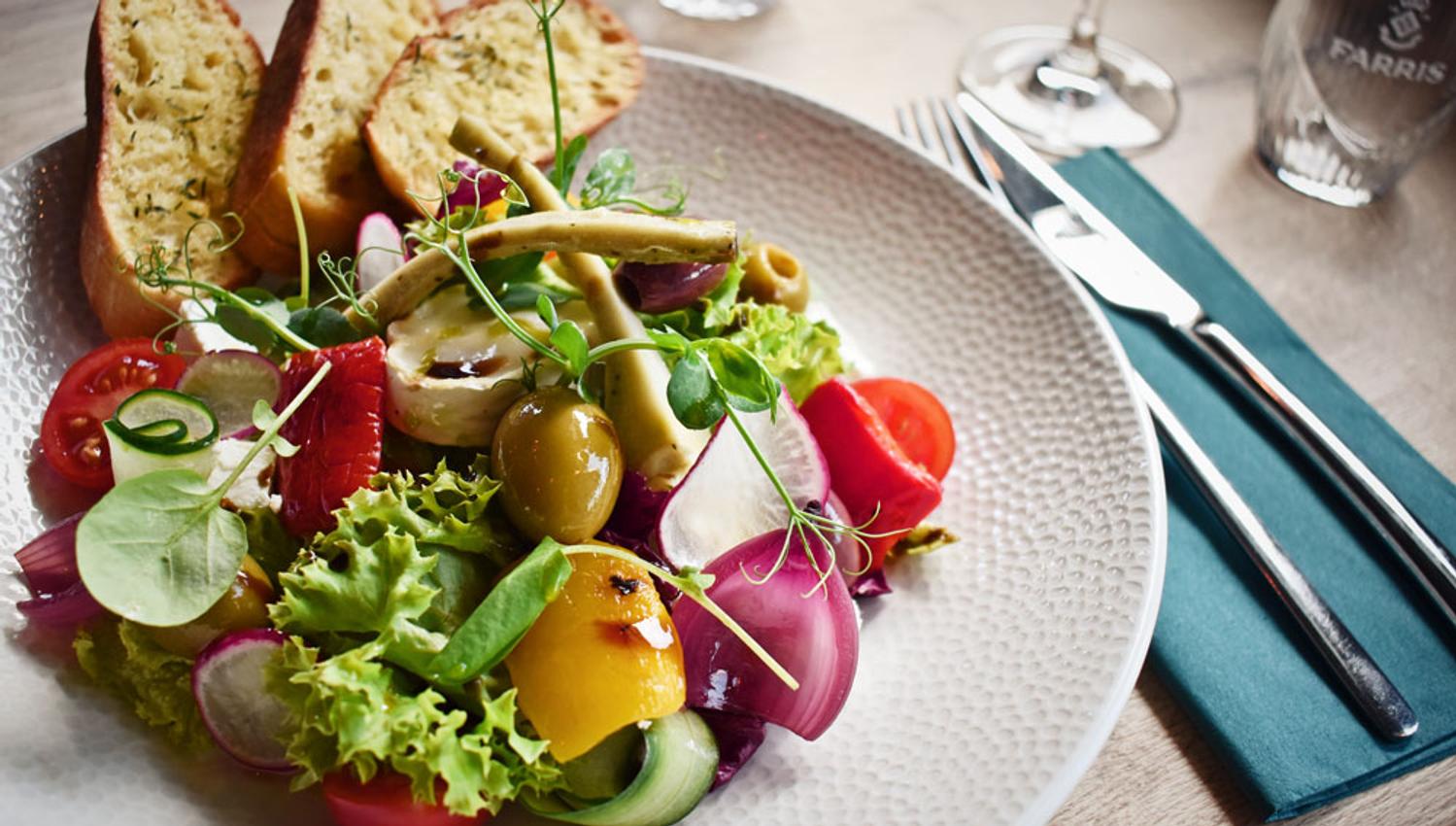 French-inspired dishes are served at Merci Restaurant in Porsgrunn