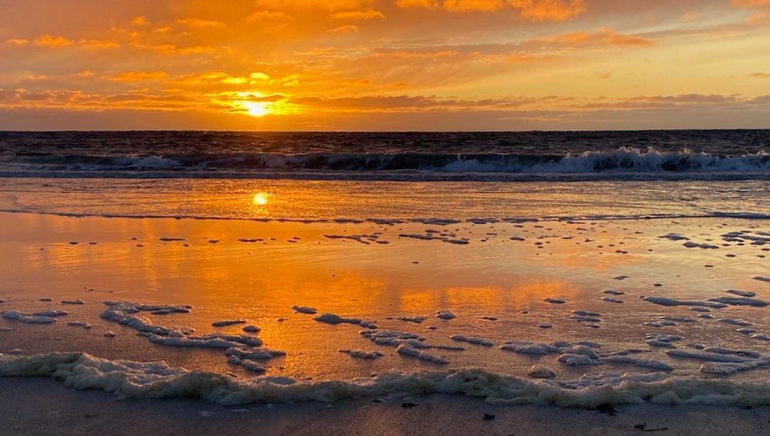 Solnedgang Nærland/Refsnes