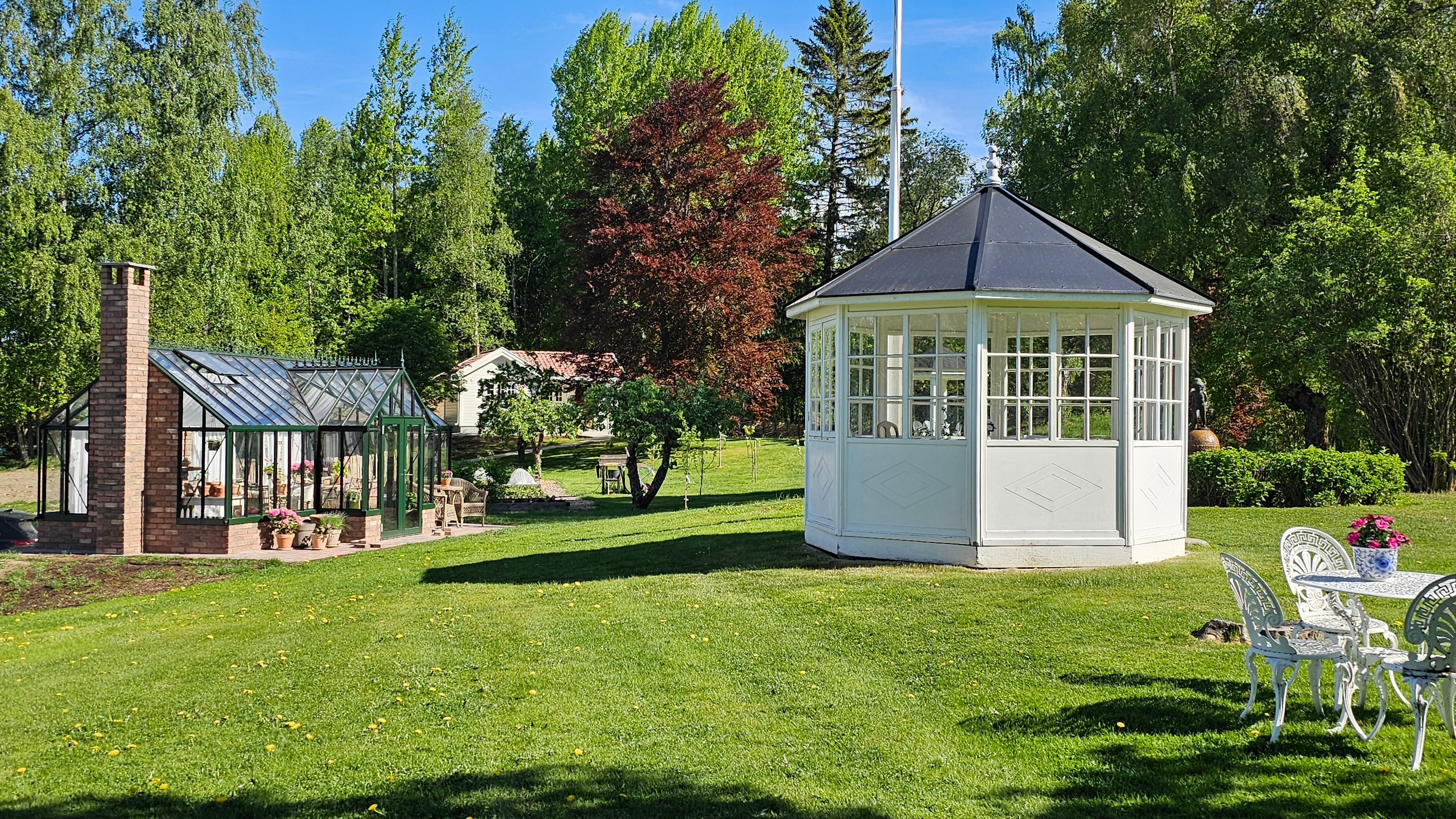Sanner Hotell på Hadeland. Lysthus og vinterhage