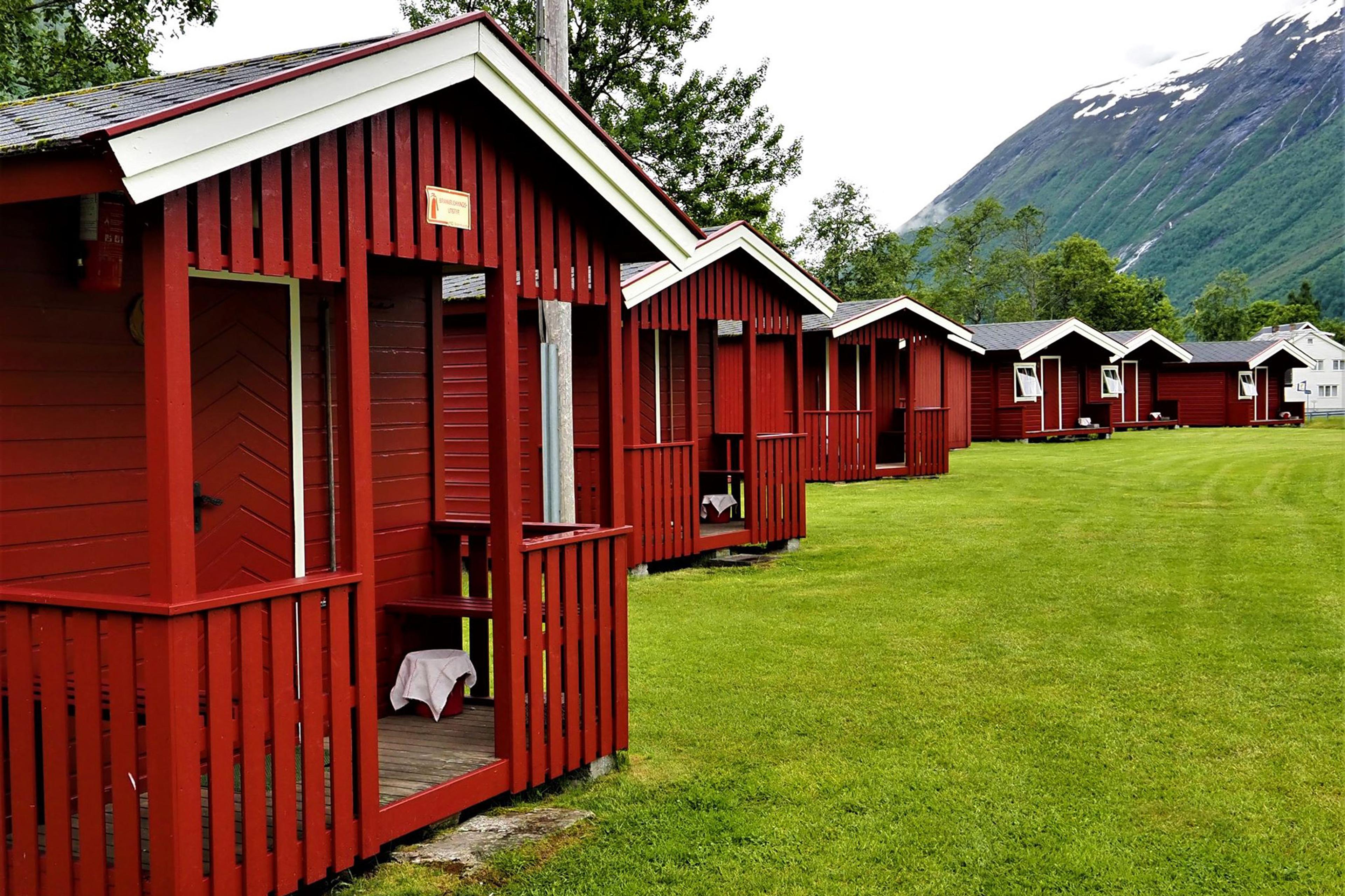 Små og koselige hytter på Gjerde Camping i Valldal