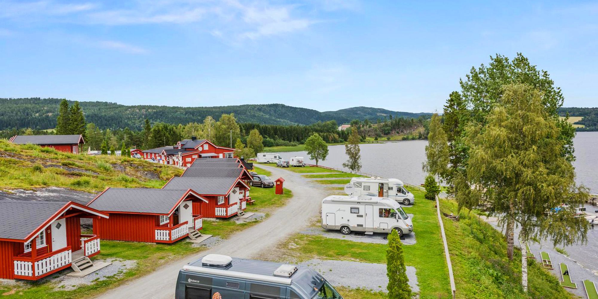 The mobile home parking