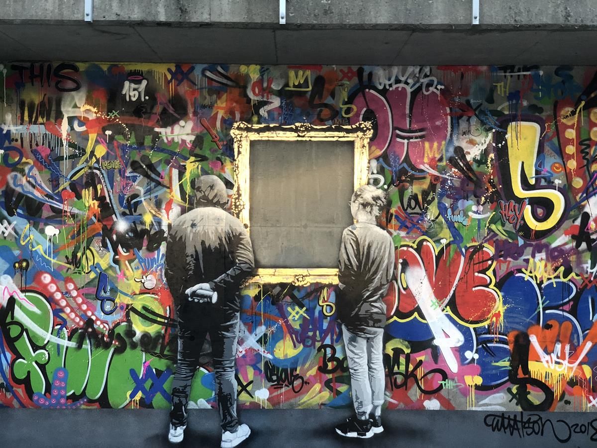 Street art i Løten