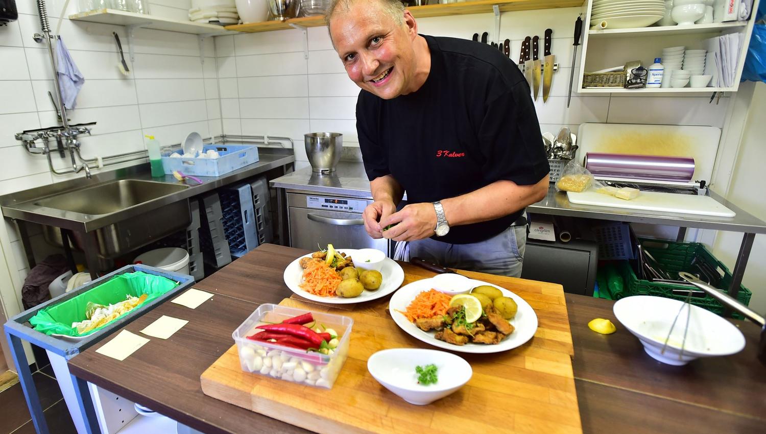 3 Kalver - restaurant/gårdskafé på Dønna