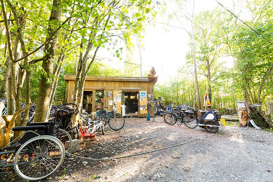 bicycle rental and workshop for Sykkelknut 