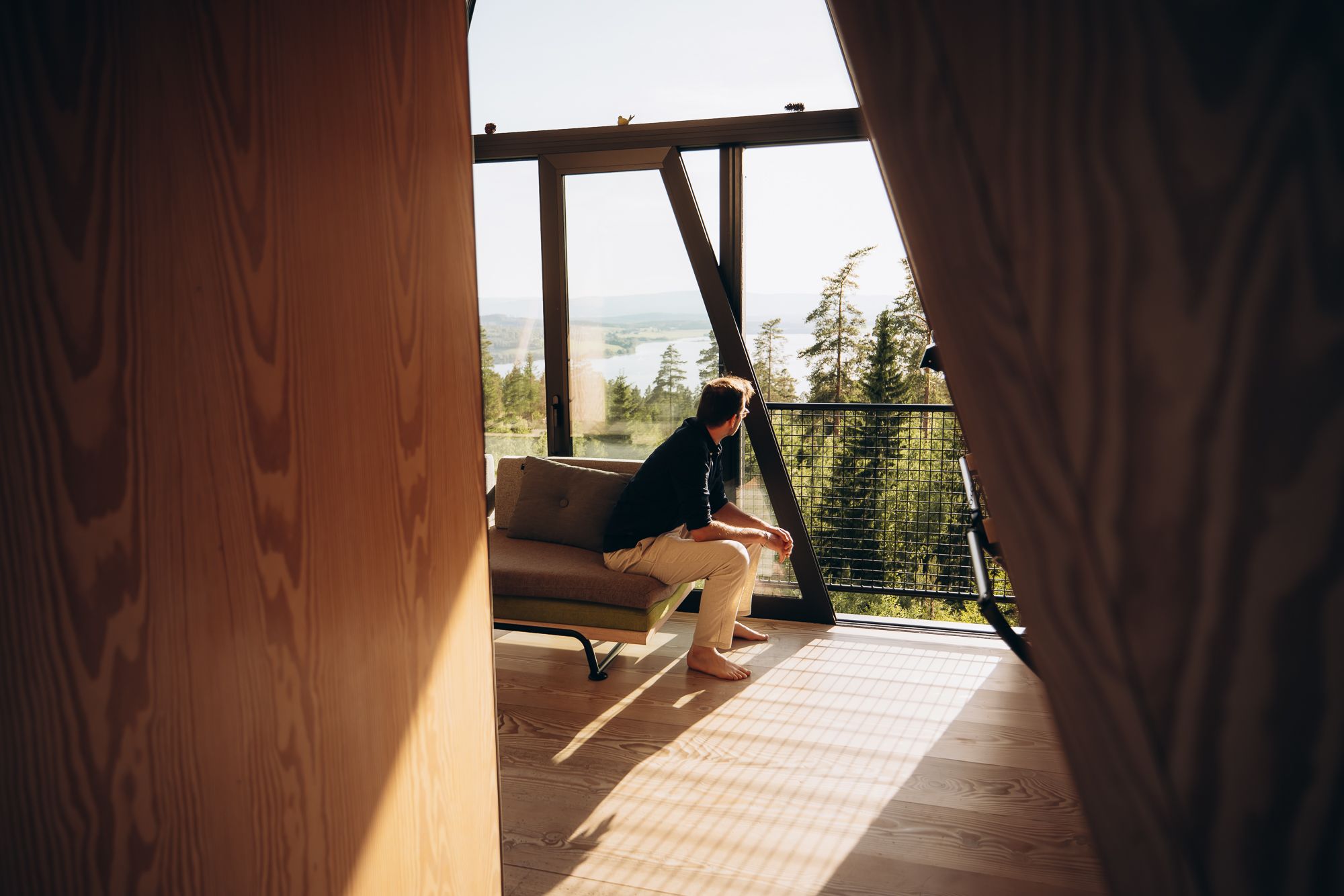 PAN Tretopphytter hyttekos i trærne