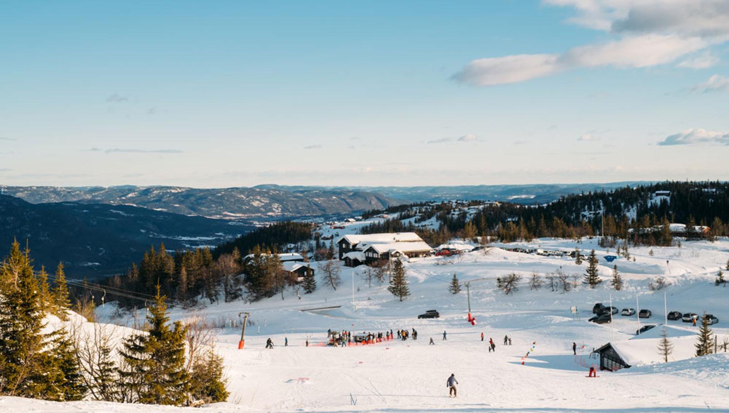 alpinbakke på Lifjell skisenter