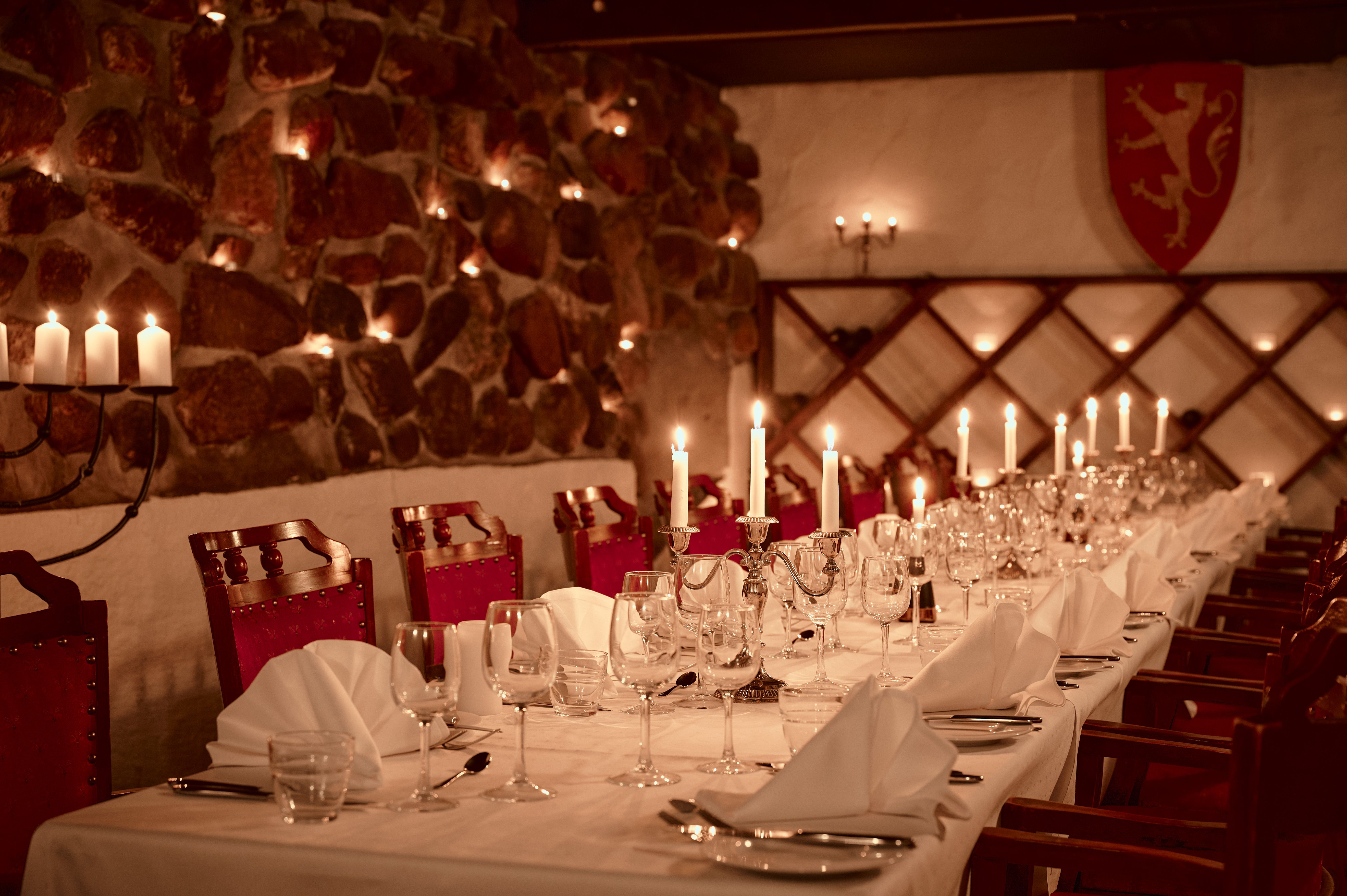 Privat rom og middag for spesielle arrangementer
