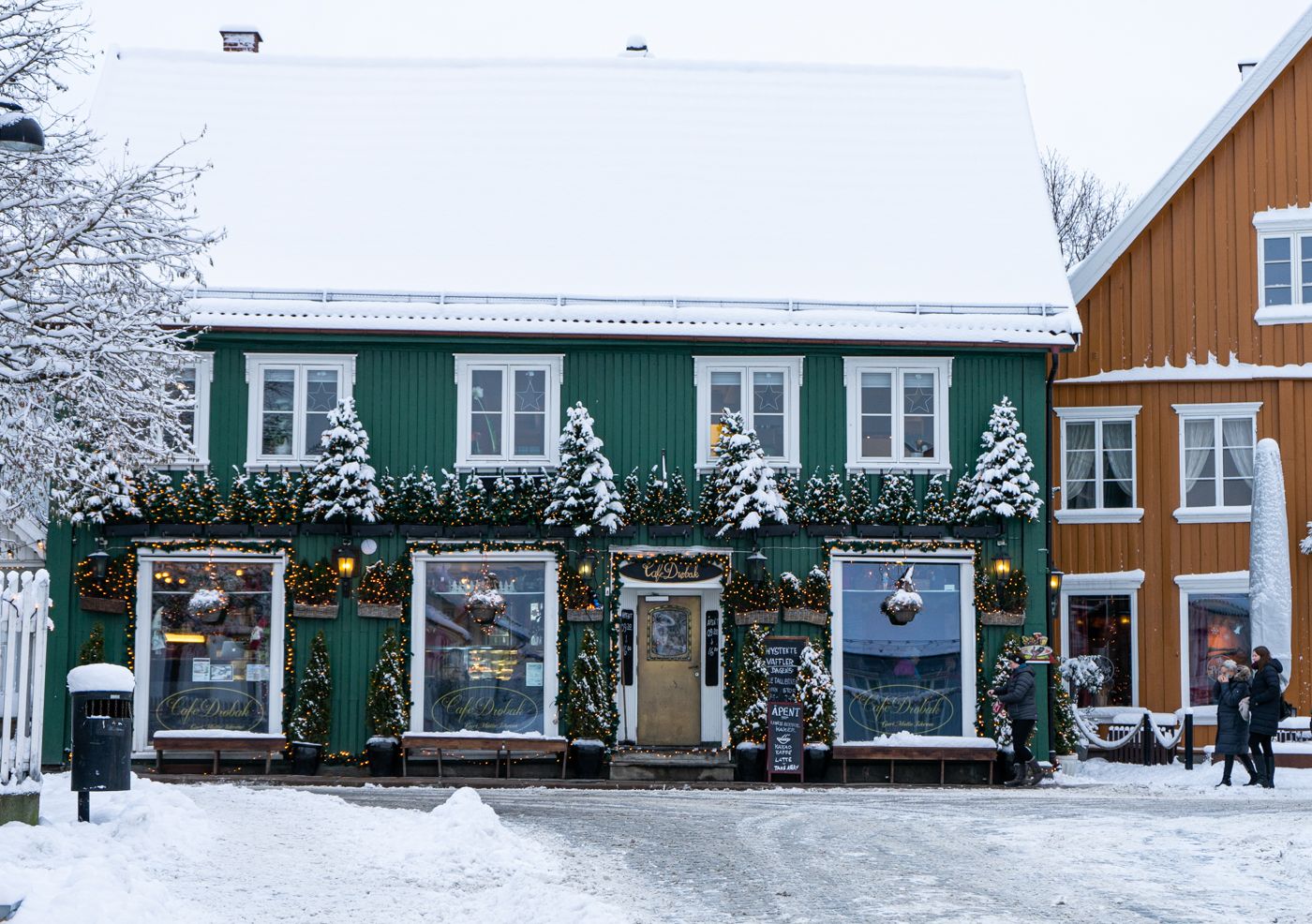 cafe drøbak jul foto visitdrobakoscarsborg.no