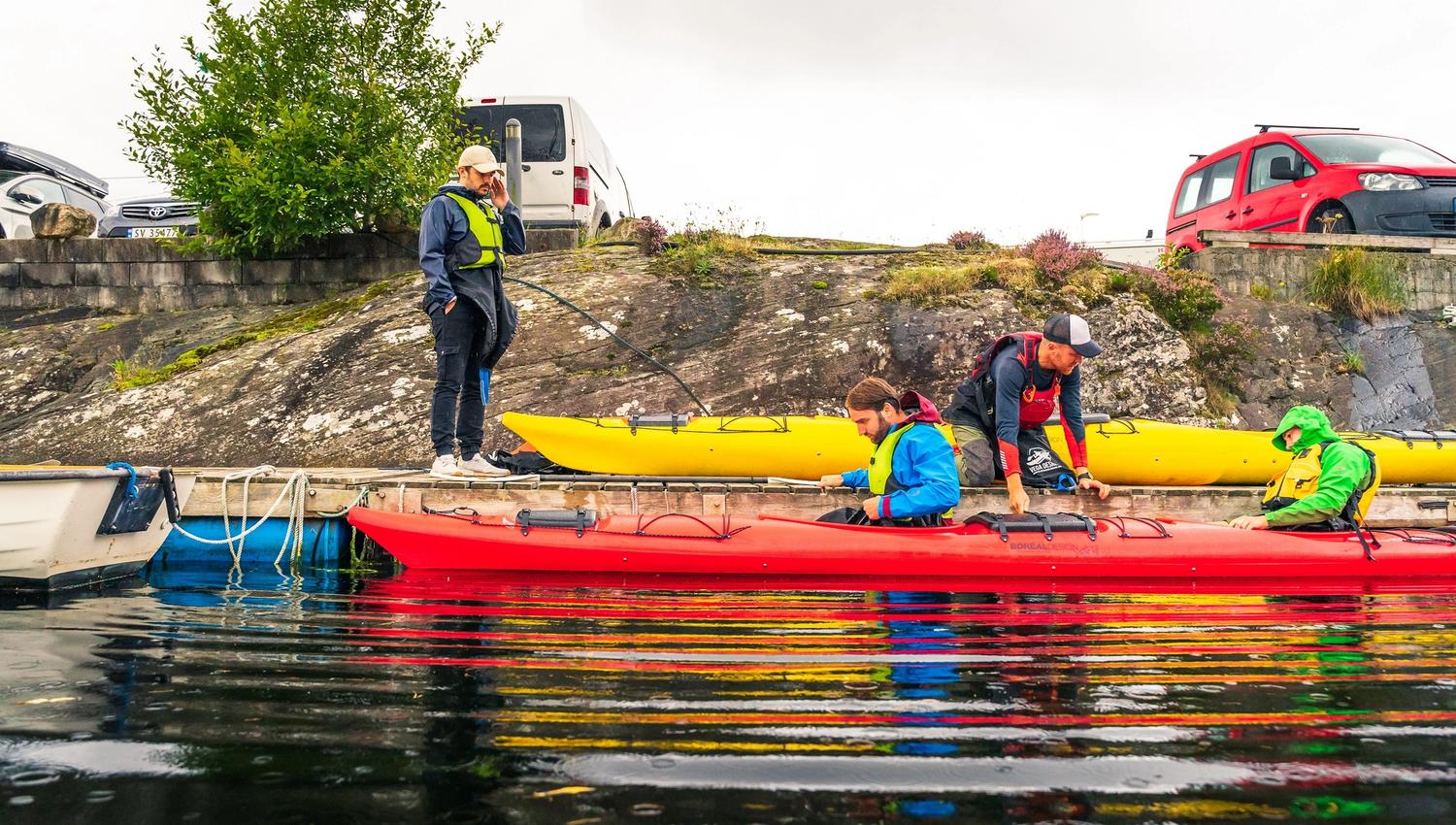 Guided kayak trip in Øygarden