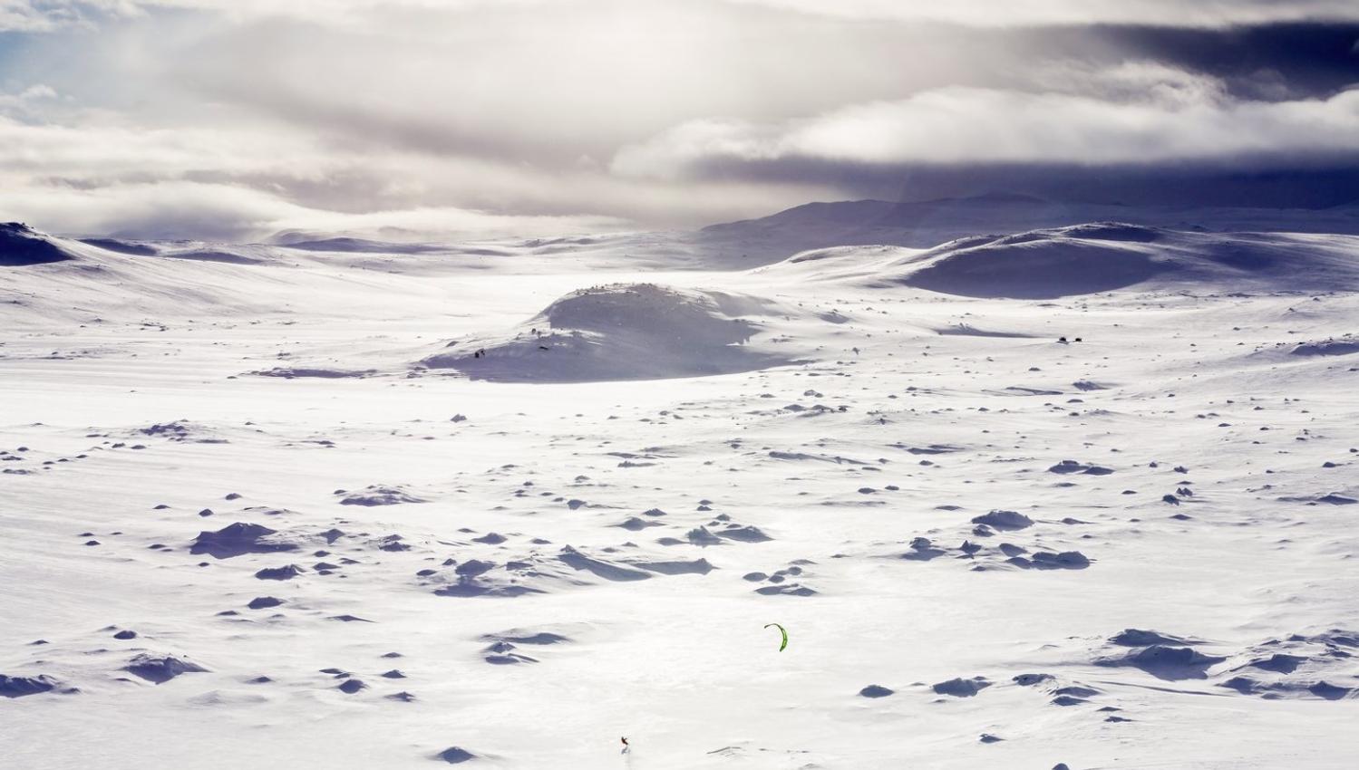 Snøkiting Hardangervidda copyright Haugastøl