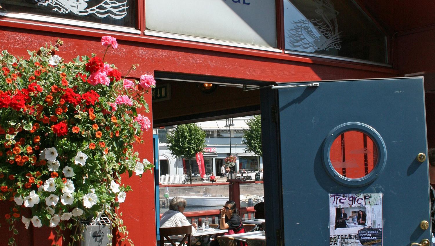 Fiskebrygga pub og vinstue inngang