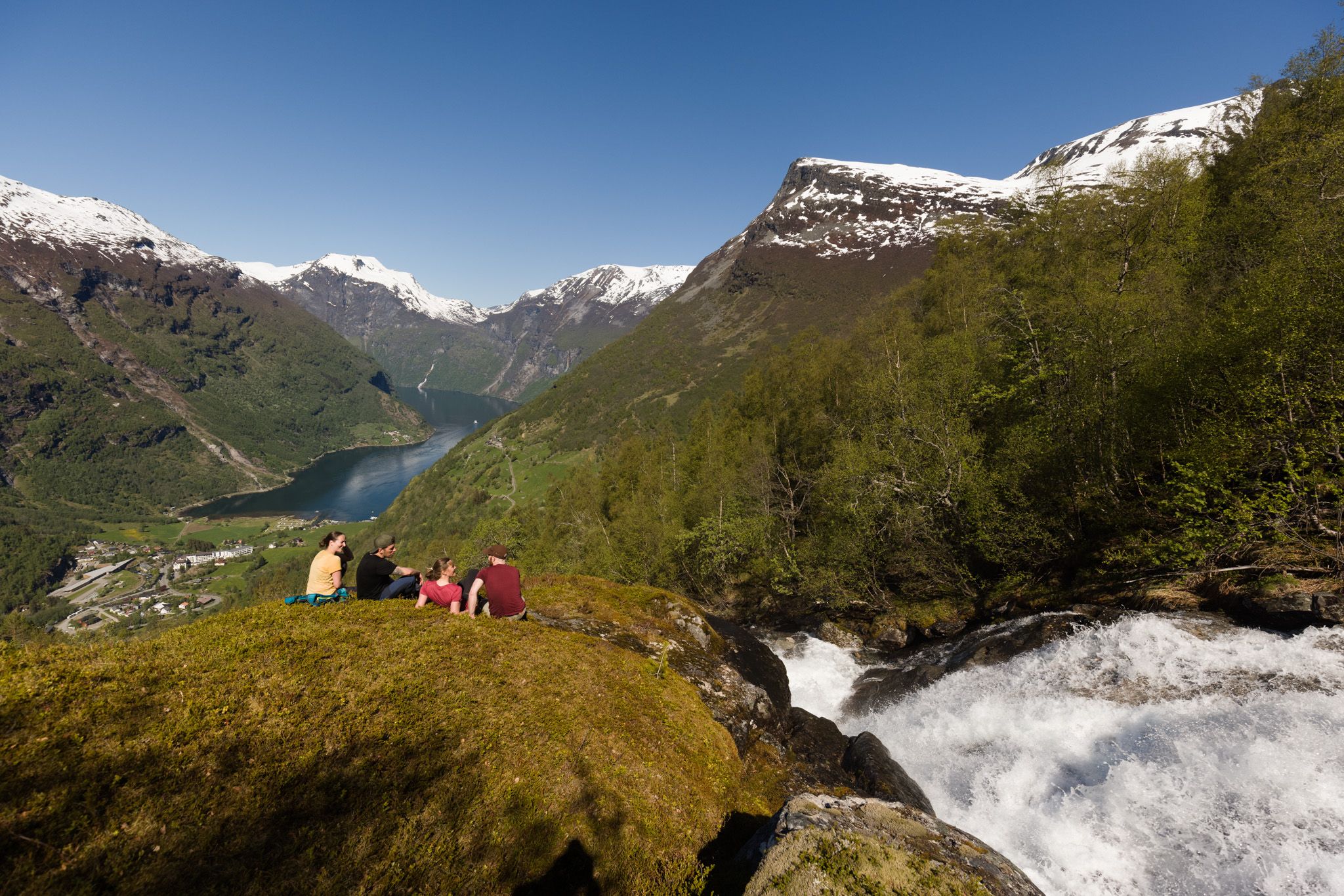 Impeccable view of the Geirangerfjord