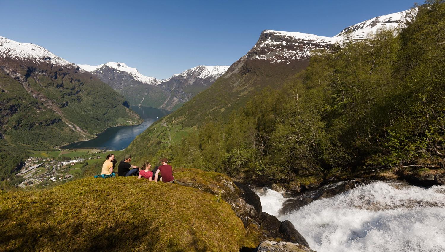 Impeccable view of the Geirangerfjord