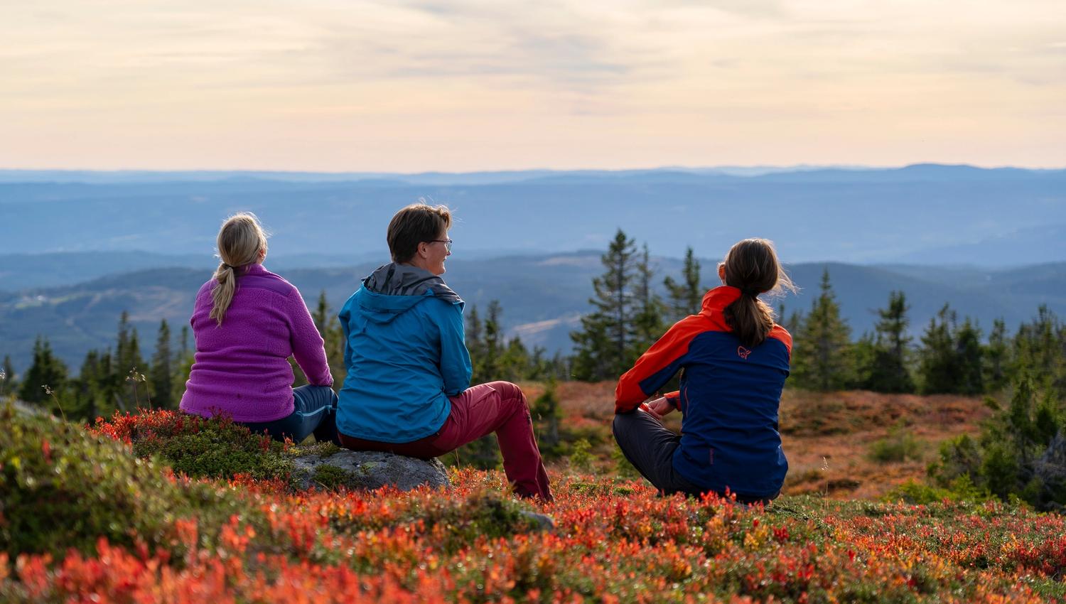 Autumn vacation at Sjusjøen