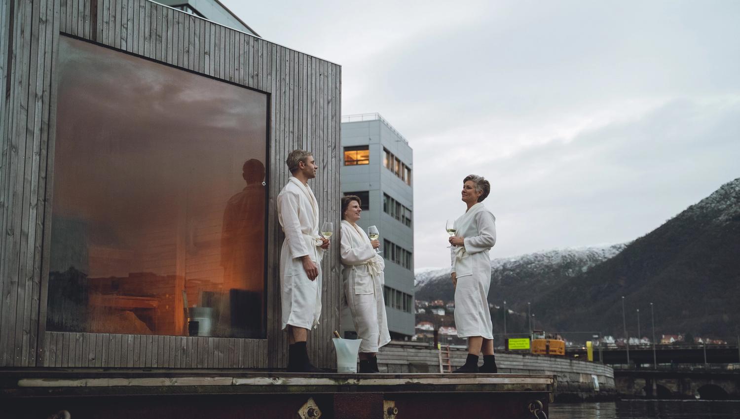 Heit Bergen Sauna as